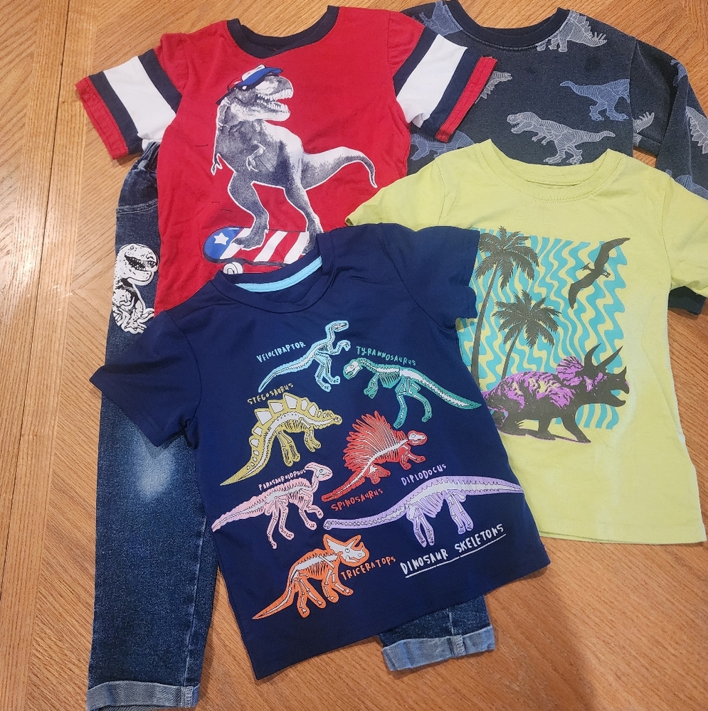 Dinosaur Boys Clothing Bundle, 5t